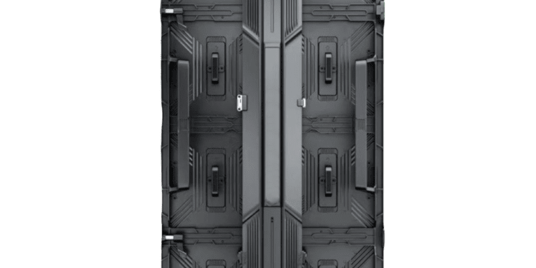 Back view of a P3.99mm LED display panel
